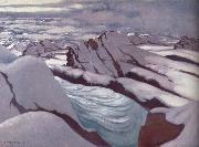 Felix Vallotton High Alps,Glacier and Snowy Peaks oil painting reproduction